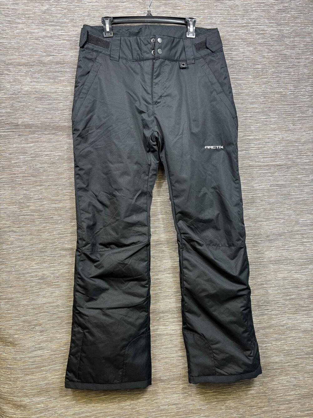 Arctix Snow Pants Womens L Black Insulated Bootcut Ski Water Wind Resistant